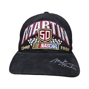 VINTAGE Mark Martin Hat NASCAR 50th Anniversary Limited Edition Snap Back Hat